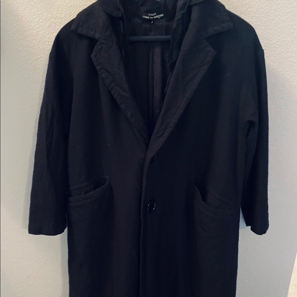 Comme de Garçons tricot wool coat